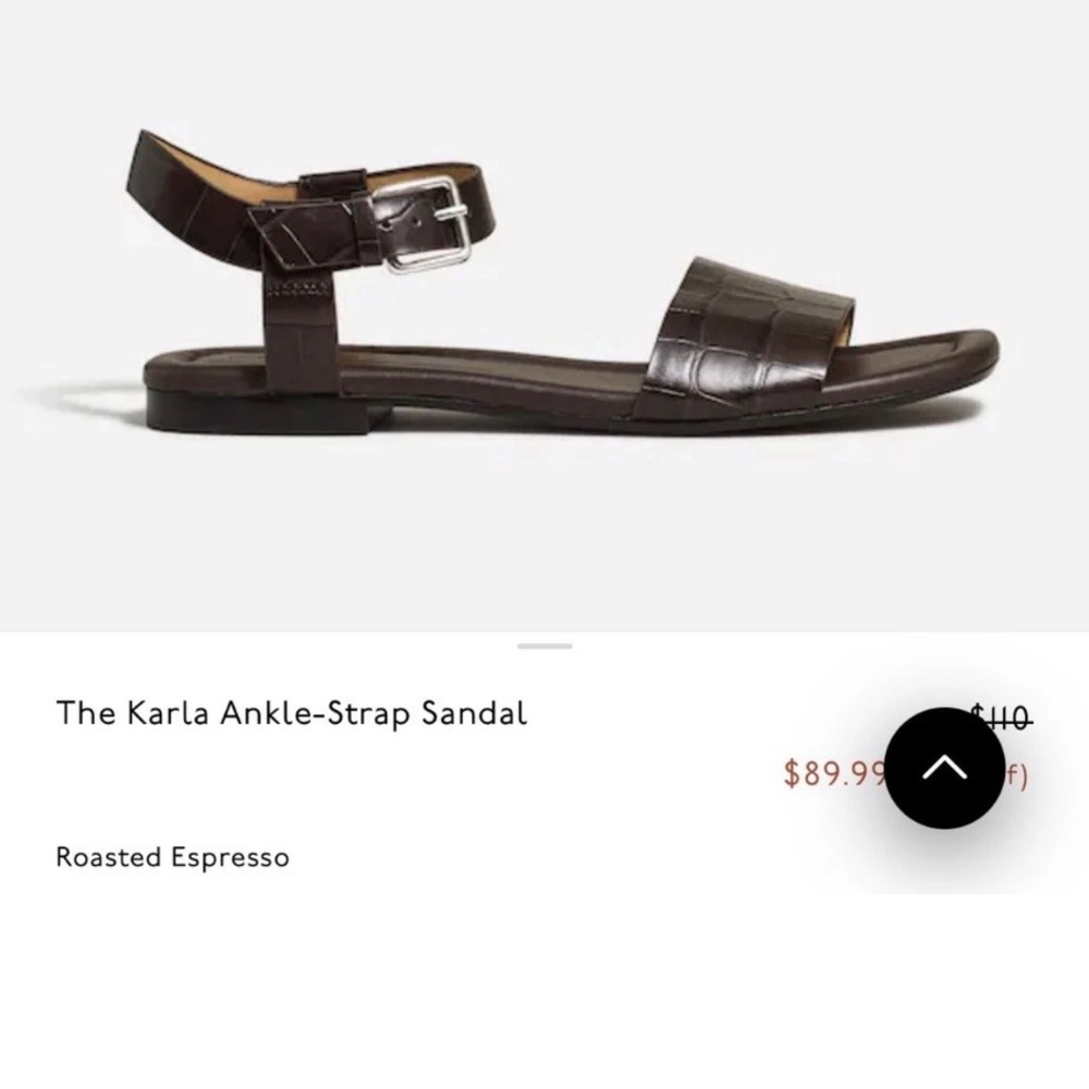 Madewell  croc Sandals - Picture 3 of 4